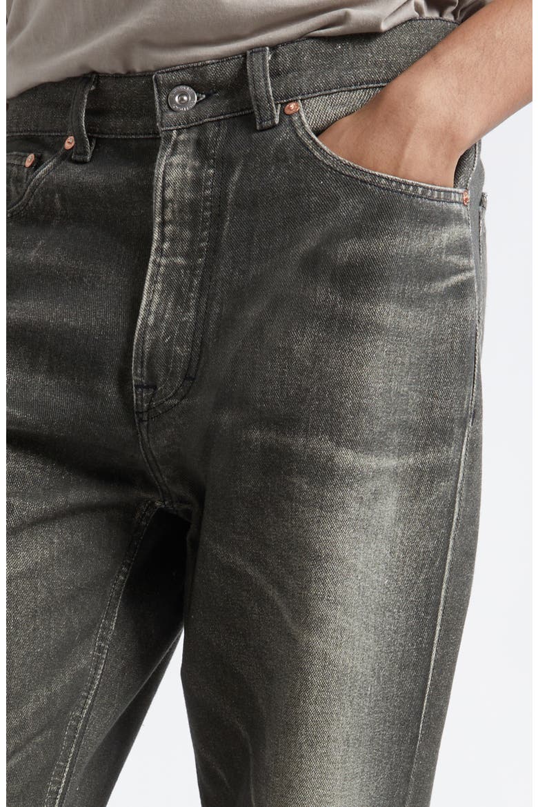 Third Cut Trompe l'Oeil Straight Leg Jeans, Alternate, color, DIGITAL BLACK AURORA PRINT