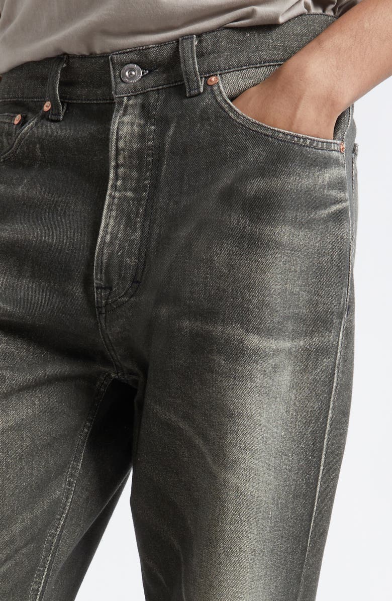 OUR LEGACY Third Cut Trompe l'Oeil Straight Leg Jeans, Alternate, color, Digital Black Aurora Print