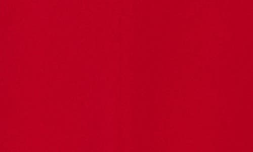 Dkny Puff Sleeve Fit & Flare Midi Dress In Red