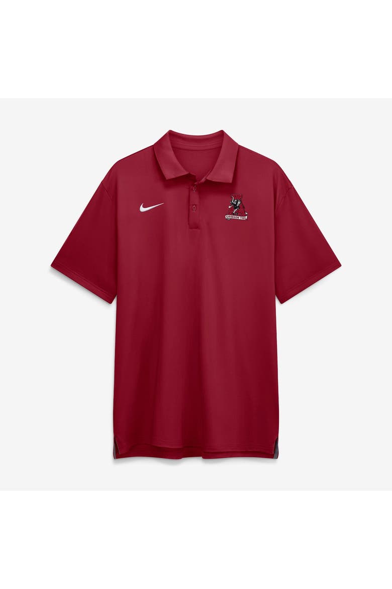 Men's Nike Crimson Alabama Crimson Tide 2026 Sideline Tour Dri-FIT Polo, Main, color, Crimson