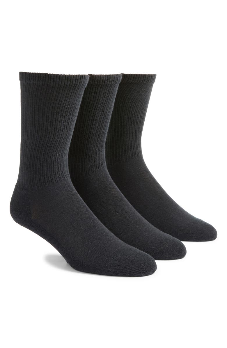 BN3TH 3-Pack Classic Crew Socks, Main, color, Black