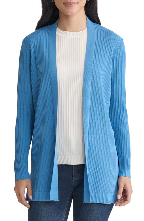 Jones New York Sutton Rib Cardigan In Blue