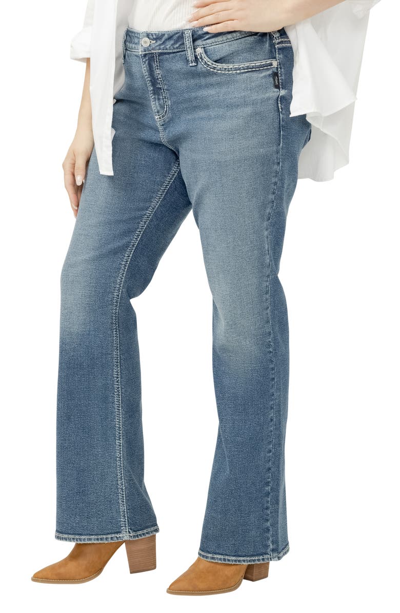 Silver Jeans Co. Suki Bootcut Jeans, Alternate, color, Georgia