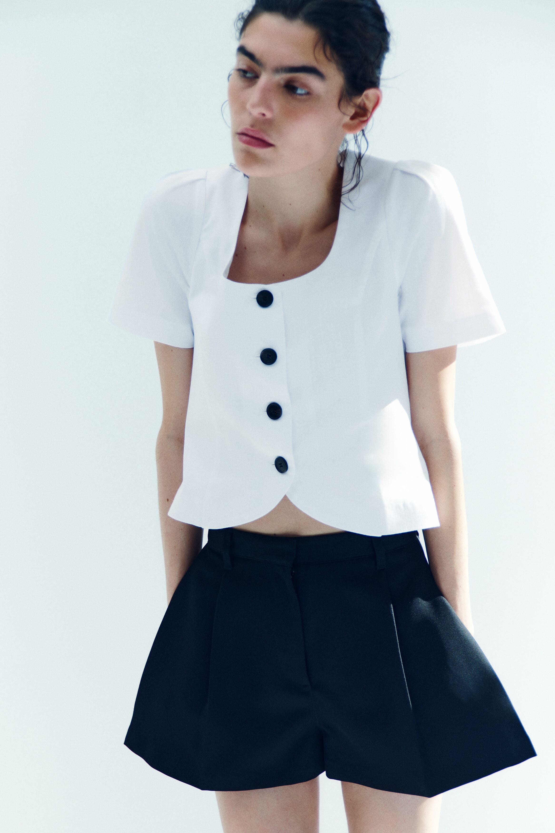 Scoop-neck Blouse - image 2