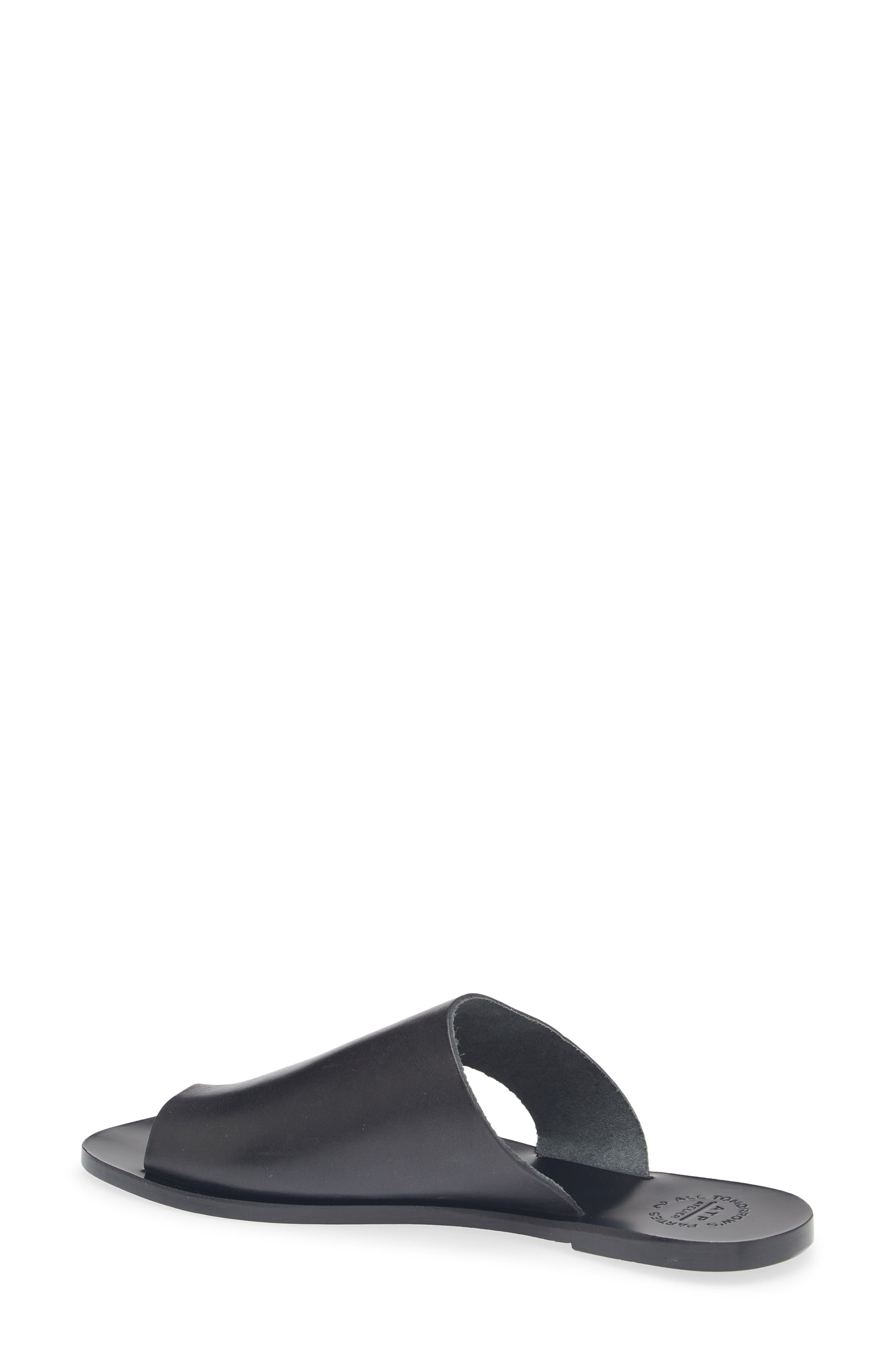 ATP ATELIER Rosa Toe Loop Sandal, Alternate, color, Black