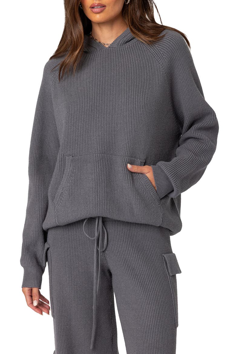 Wynter Sweater Hoodie, Main, color, GRAY