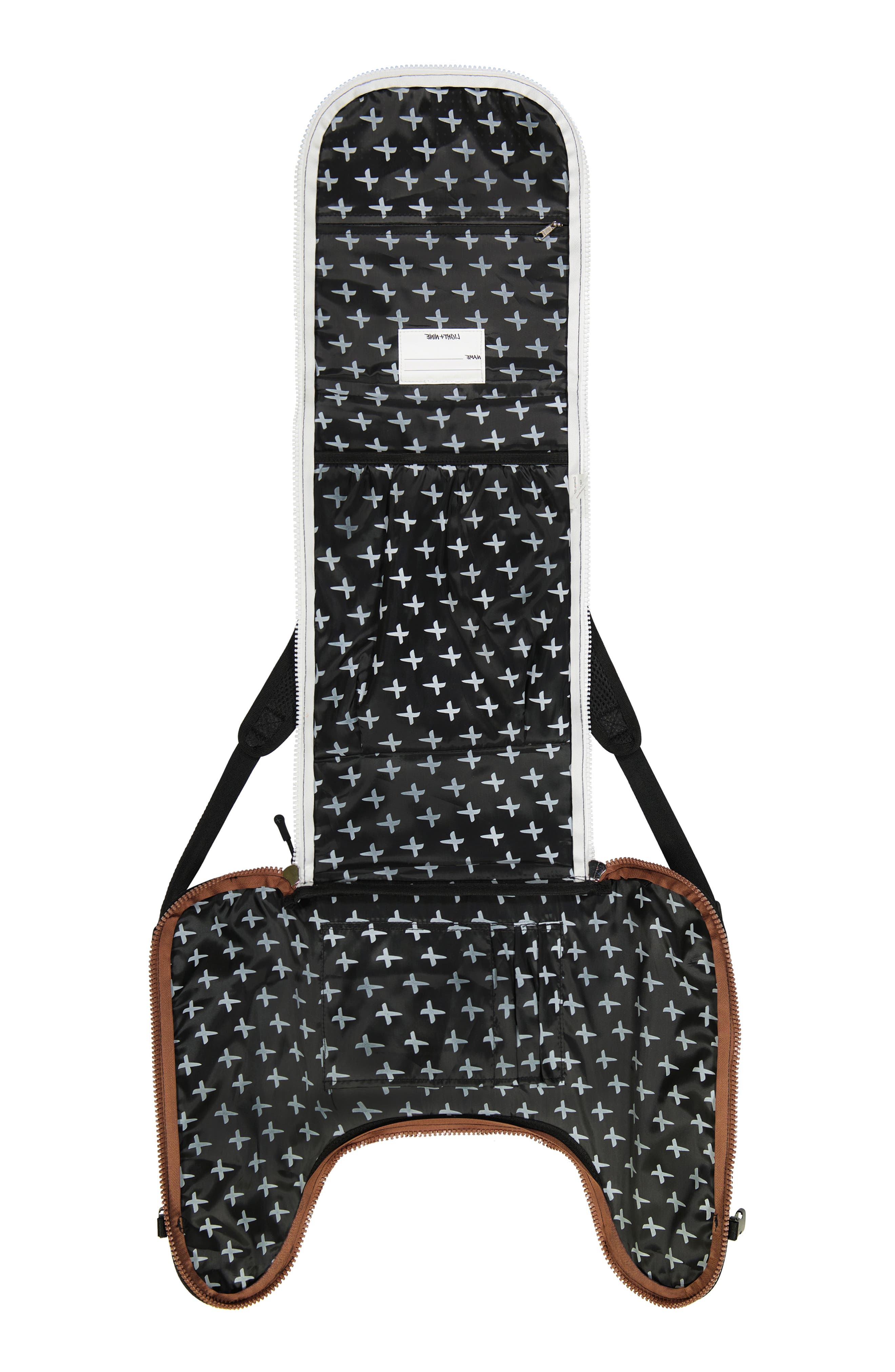 Light+Nine Kids' Checkered Student Backpack, Alternate, color, 