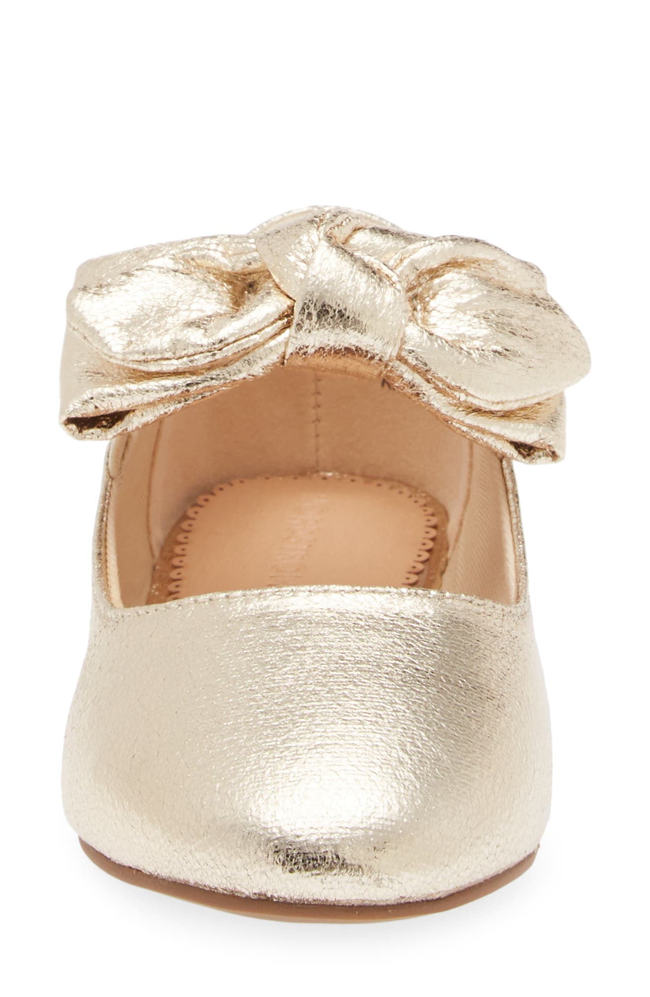 Kids' Clover Mary Jane Flat, Alternate, color, GOLD METALLIC