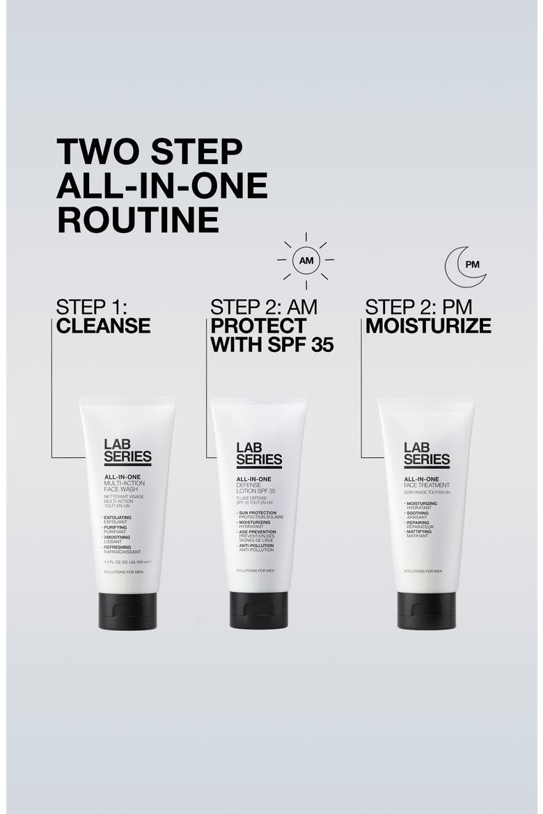 All-In-One Multi-Action Exfoliating Men's Face Wash, Alternate, color, NO COLOR
