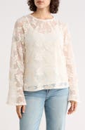 Sanctuary Boho Long Sleeve Lace Top