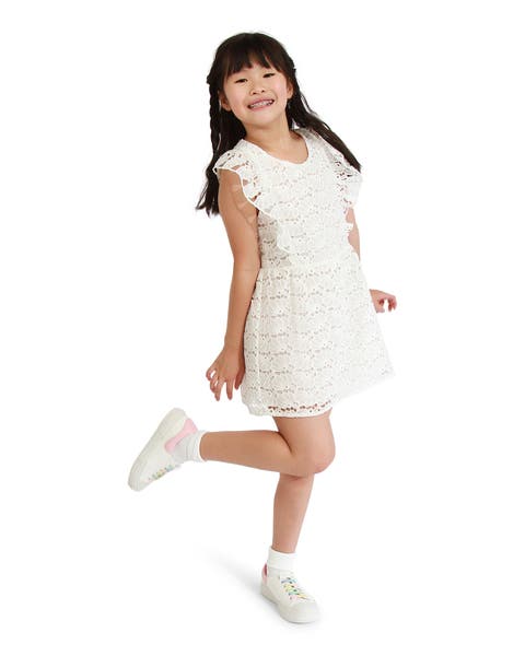 Love Story Crossover Back Lace Dress