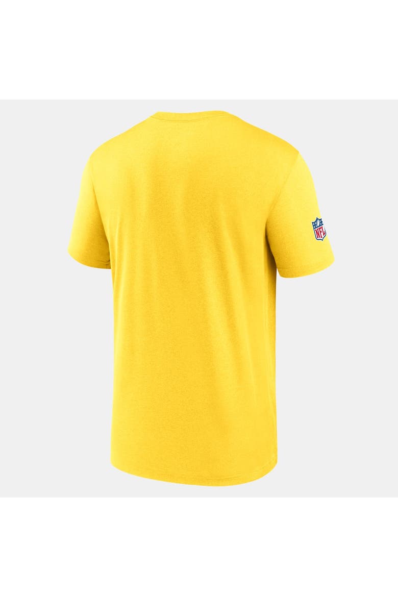Men's Nike Gold Los Angeles Rams Classic Sol Legend Small Logo Dri-FIT T-Shirt, Alternate, color, Gold