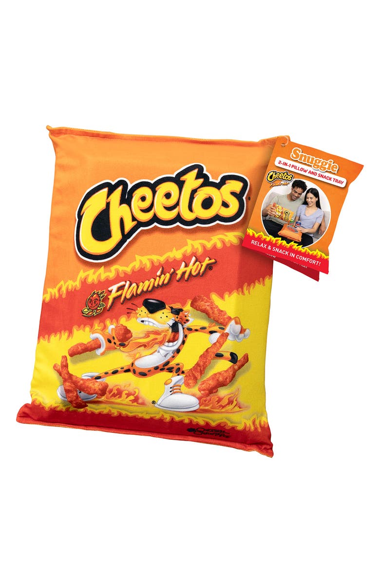 SNUGGIE Flamin' Hot Cheetos 2-in-1 Snack Pillow, Alternate, color, Orange