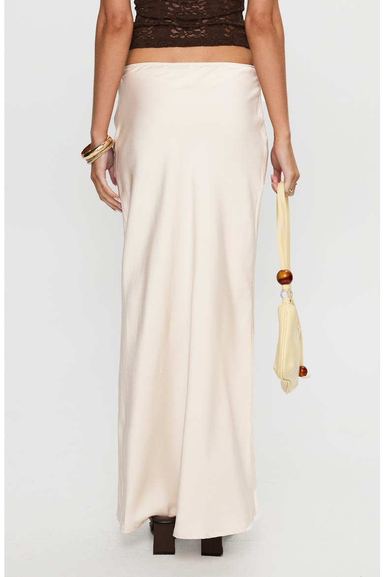 Haley Satin Maxi Skirt, Alternate, color, CHAMPAGNE