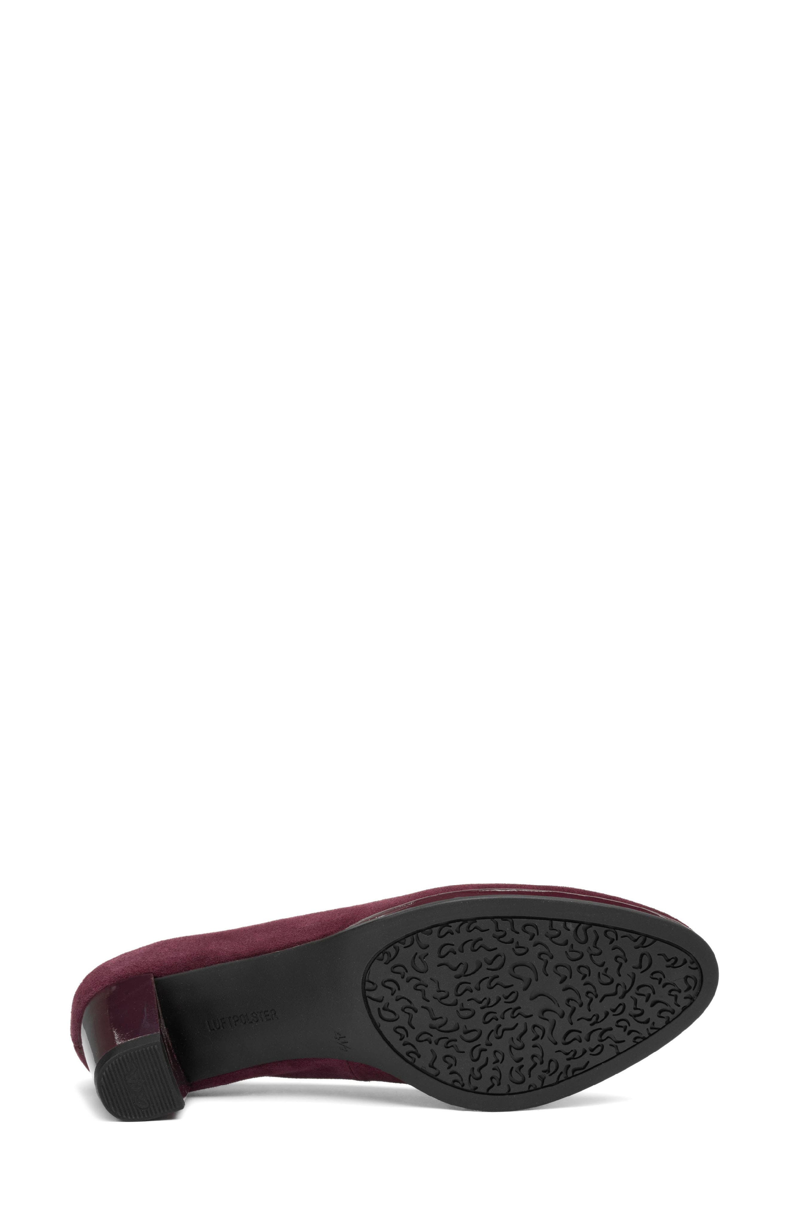 Ophelia Pump, Alternate, color, BURGUNDY