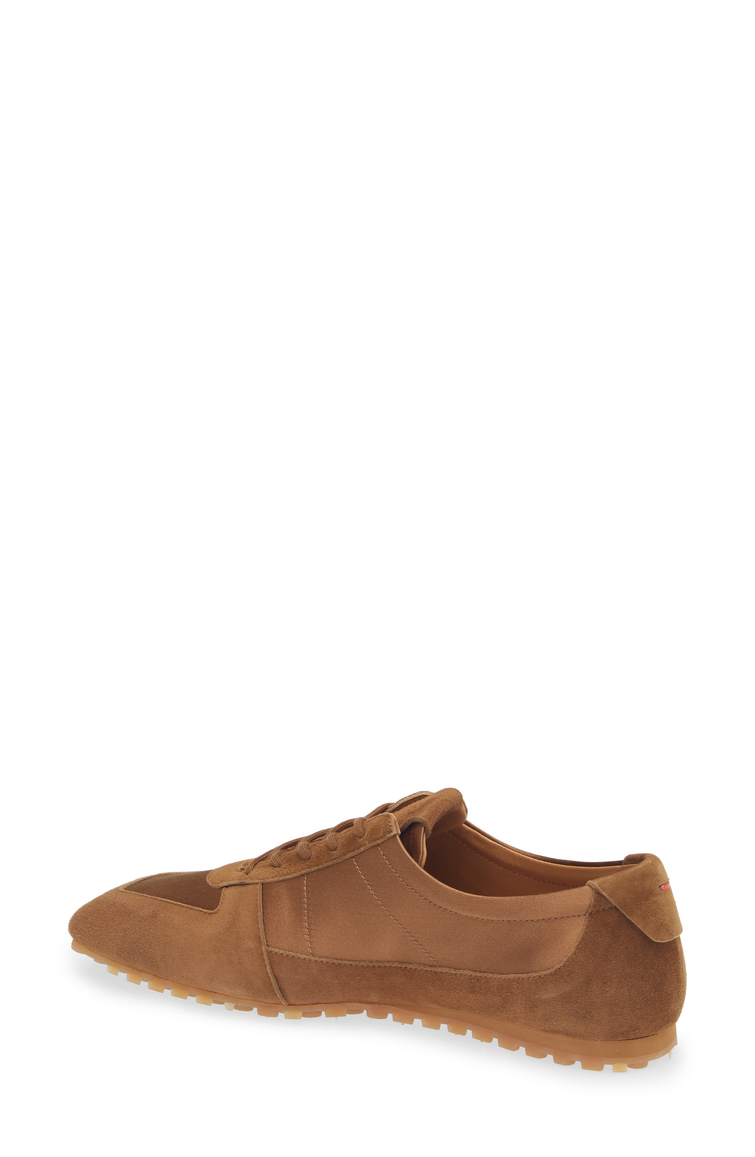 aeyde Uma Two-Tone Sneaker, Alternate, color, Tobacco