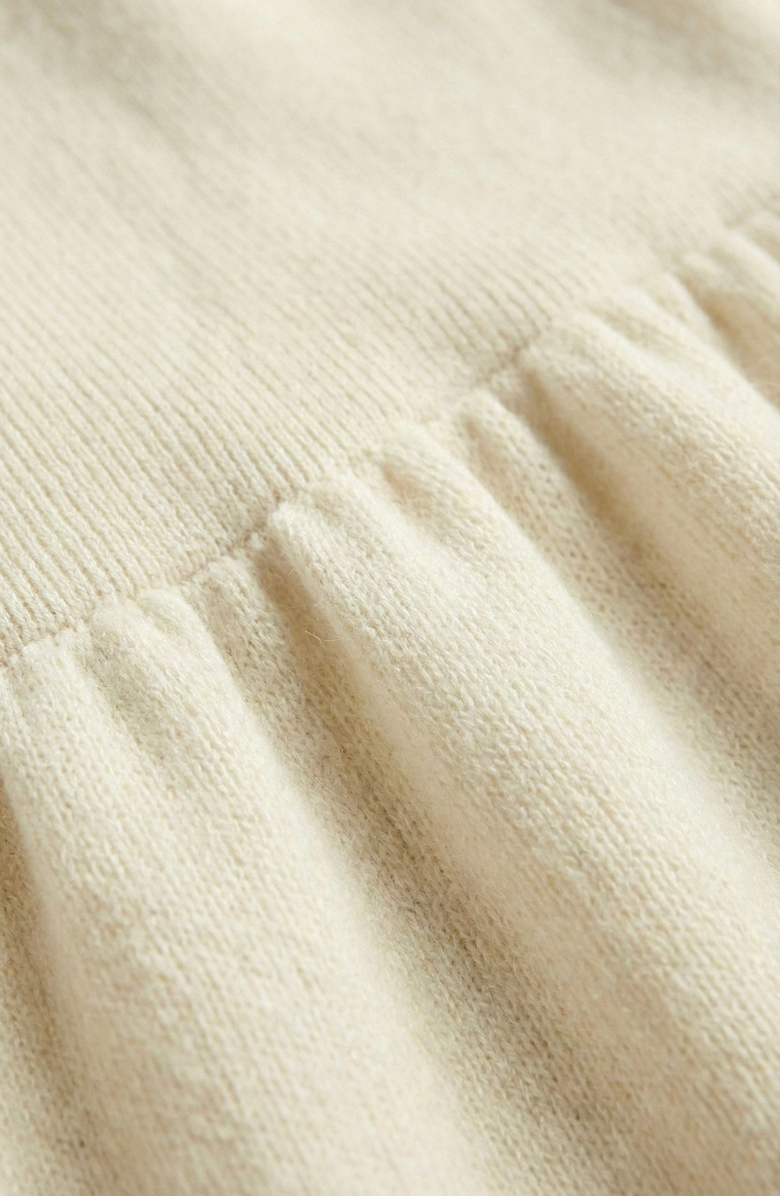 Modenaire Mock Neck Sleeveless Mini Dress, Alternate, color, Ivory