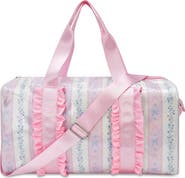 Iscream Kids' Floral Stripes Duffle Bag