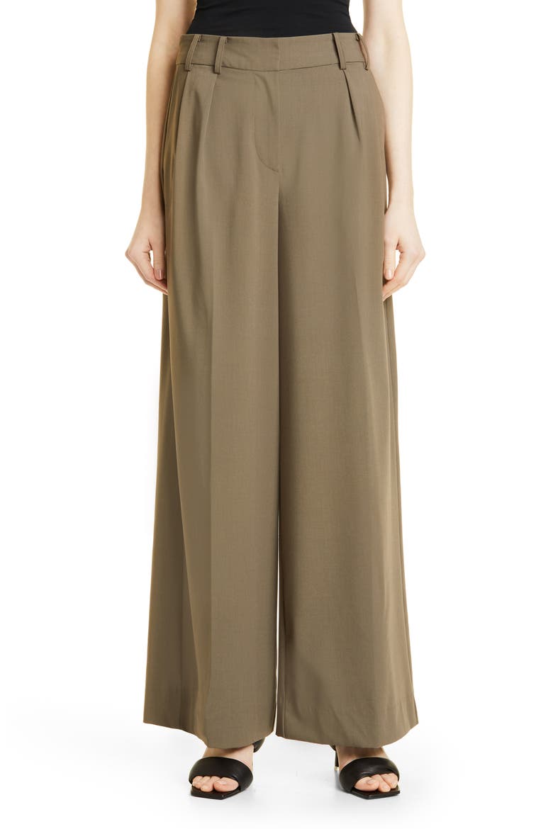 Kise Wide Leg Pants, Main, color, TARMAC ASPHALT