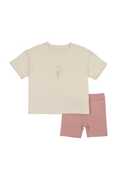 Oversized Tee Set for Girl