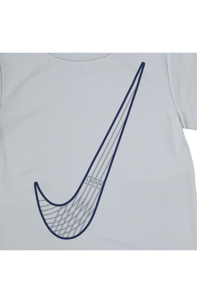 Nike Kids' Dri-FIT Graphic T-Shirt & Shorts Set, Alternate, color, Blue Void/ White