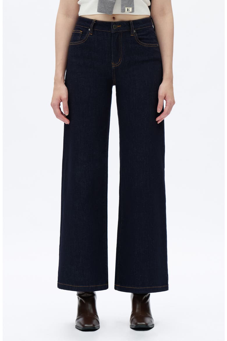 Cloe High Waist Wide Leg Jeans, Main, color, RAW DENIM
