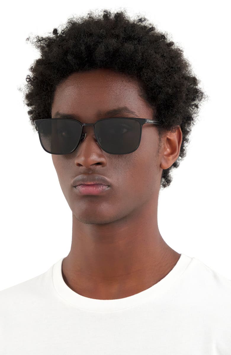 Saint Laurent 56mm Square Sunglasses, Alternate, color, 