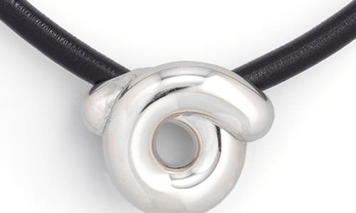 Bea Bongiasca Tarallo Pendant Necklace In Silver