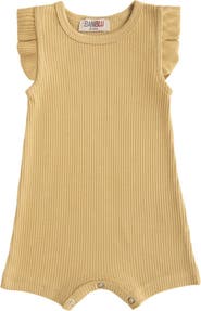 Banblu Yellow Biscotti Ruffle Modal Shortie