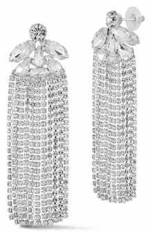 SPHERA MILANO Fringe Drop Earrings