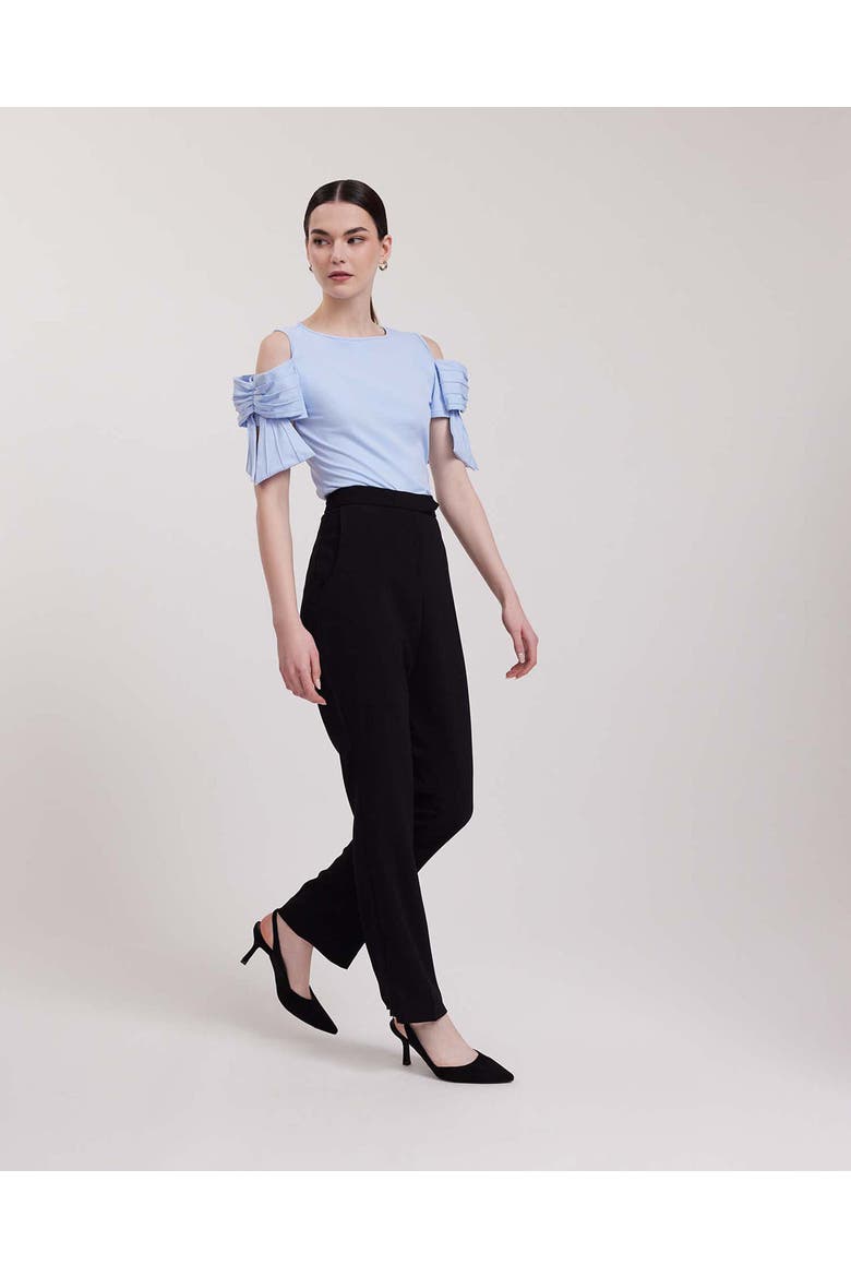 Myrtille Riviera Jersey Cotton Top, Alternate, color, Riviera