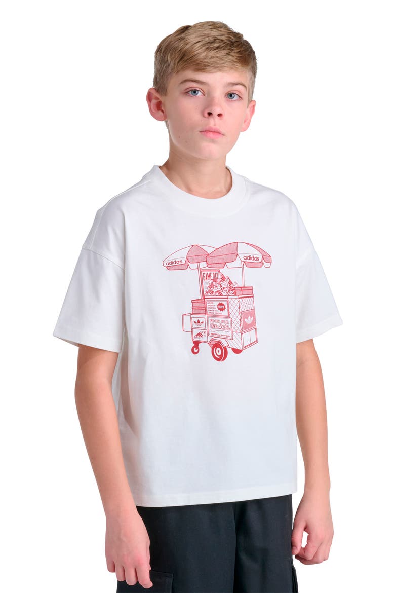 Kids' Shoe Cart Graphic T-Shirt, Main, color, OFF WHITE