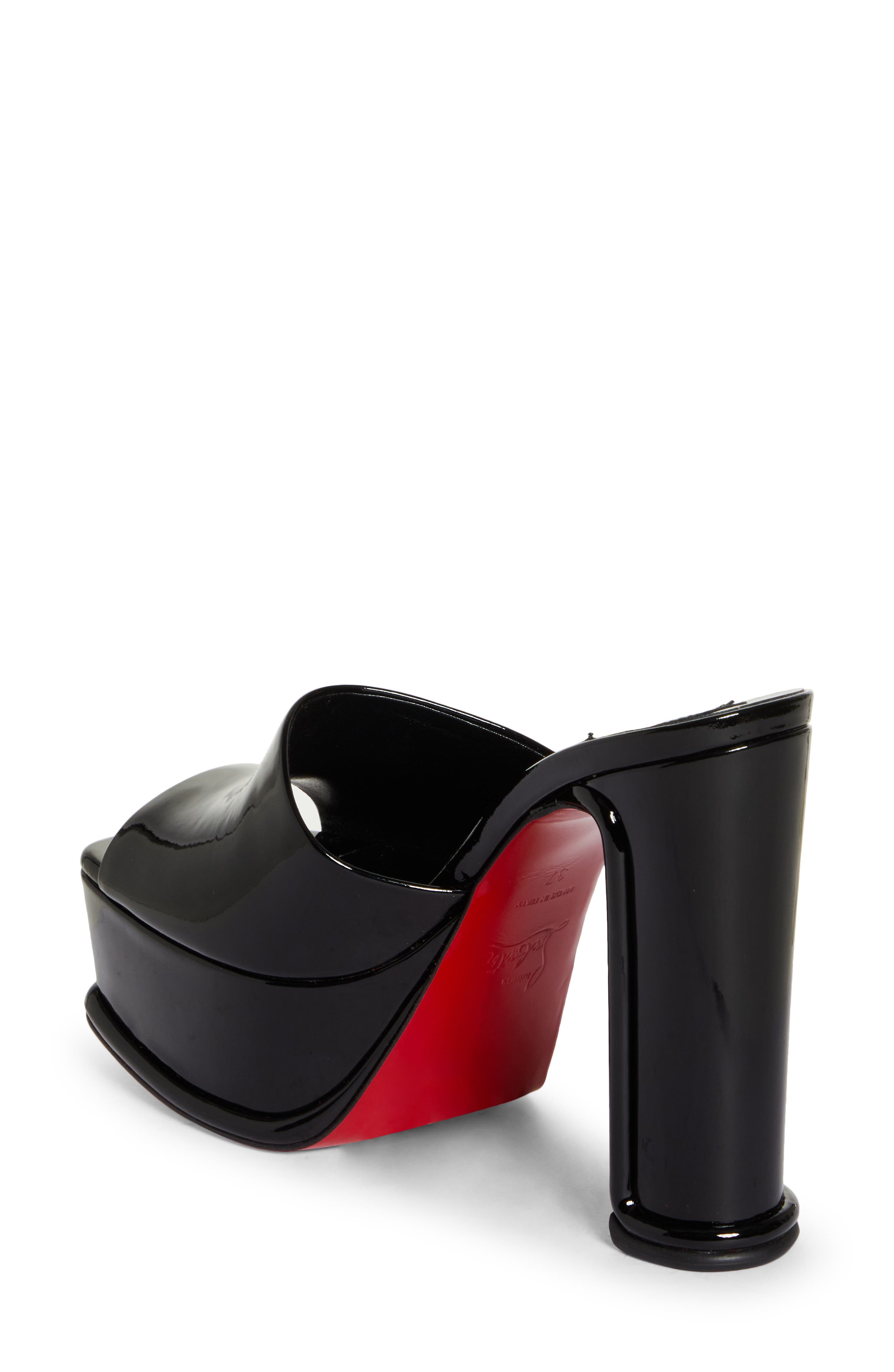 Christian Louboutin Amali Alta Platform Slide Sandal, Alternate, color, 