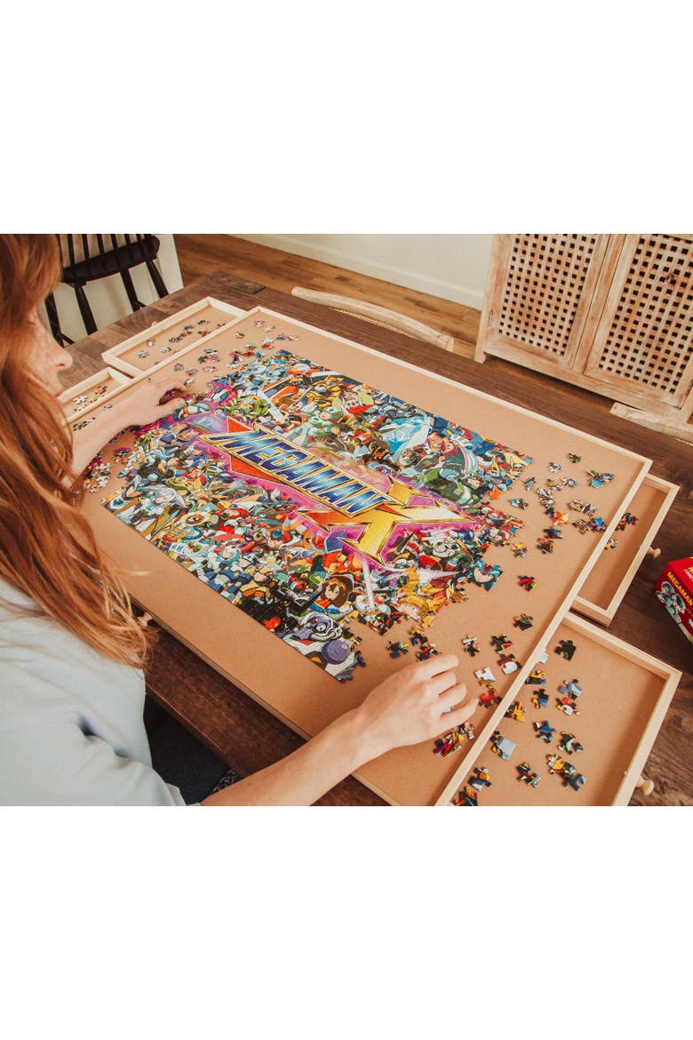 Mega Man Collage 1000 Piece Jigsaw Puzzle, Alternate, color, Multi-Color