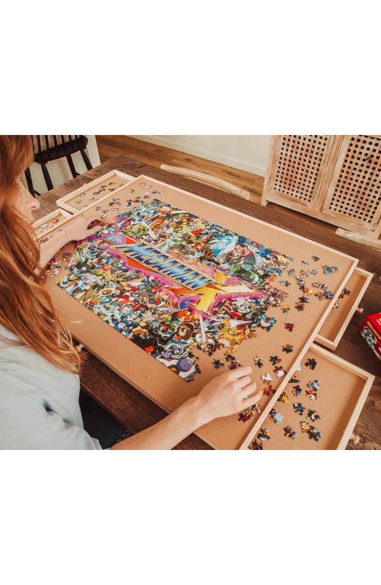 Toynk Mega Man Collage 1000 Piece Jigsaw Puzzle, Alternate, color, Multi-Color