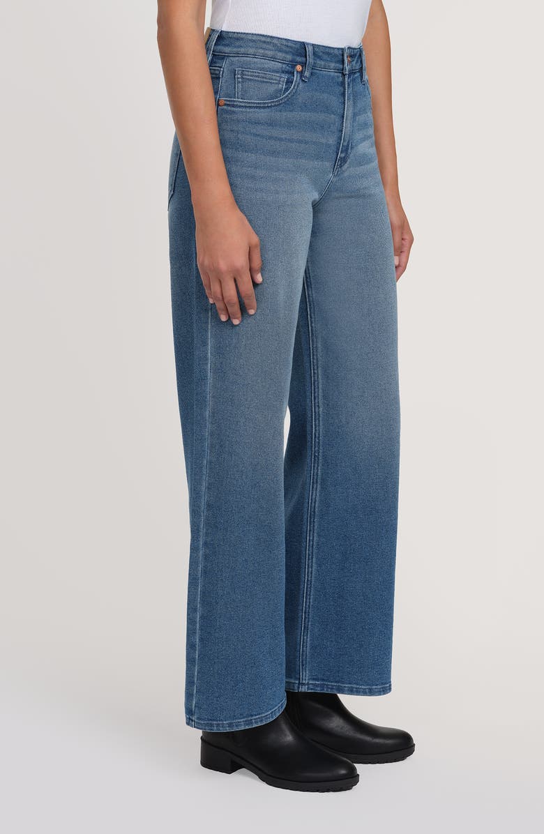 Sanctuary Denim Ekara Slim Wide Leg Jeans, Alternate, color, Medium Wash