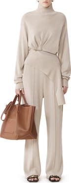 Lanvin Straight-Leg Pants In Wool And Cashmere