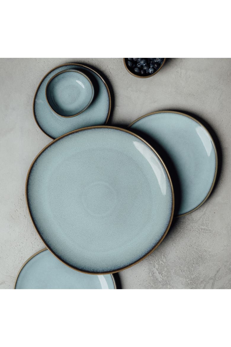 Lave Glace Serving Platter, Alternate, color, Blue Green