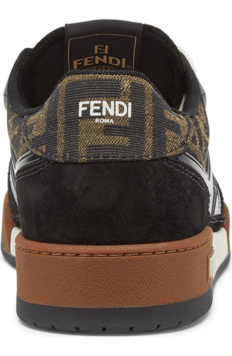 Fendi FF Match Sneaker, Alternate, color, Nero/ Tobacco