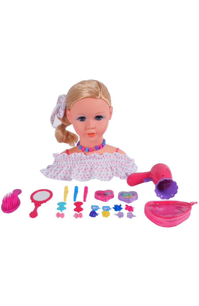 Dream Collection Styling Head Play Set, 11 Inch Fashion Doll, Main, color, Multicolored