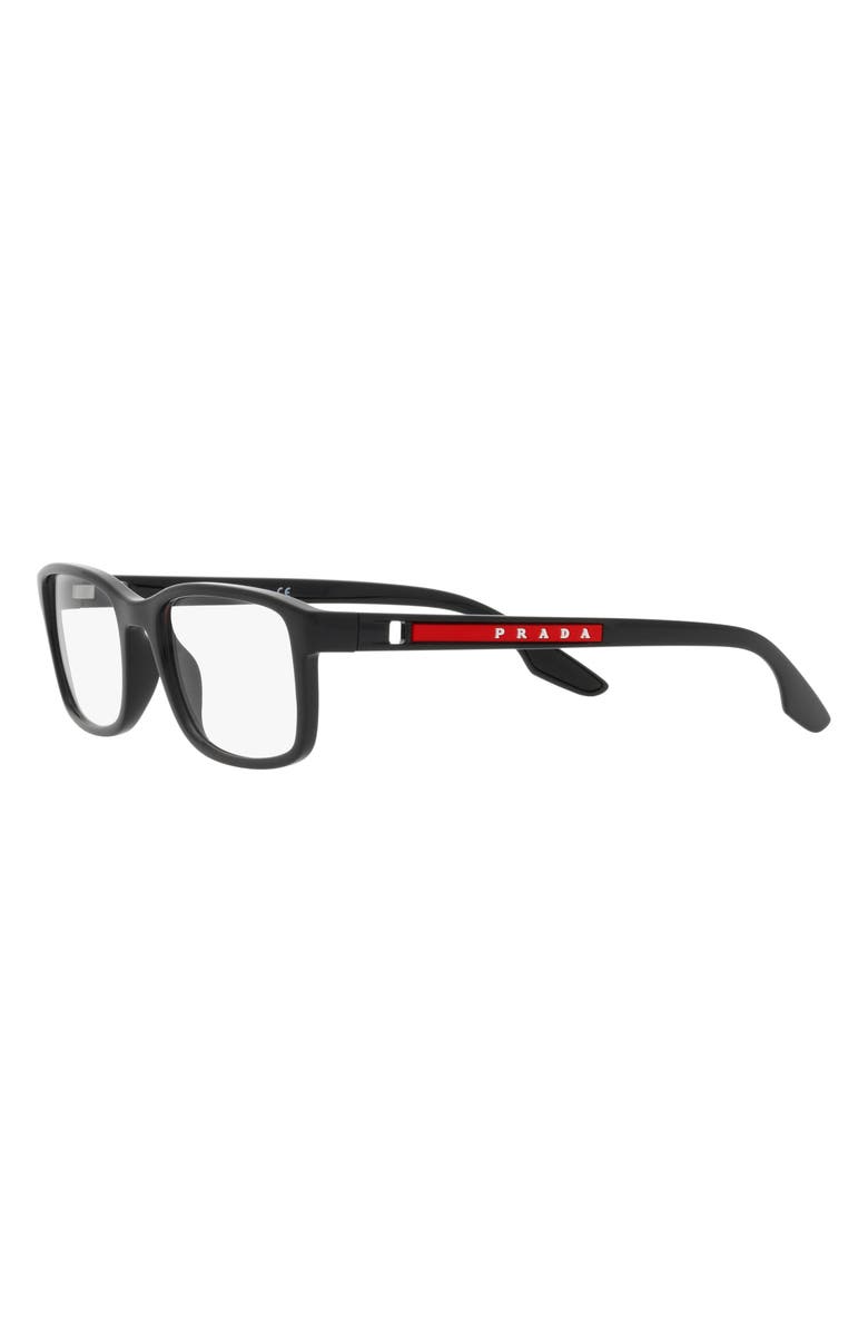 Prada Linea Rossa 55mm Pillow Optical Glasses, Alternate, color, 