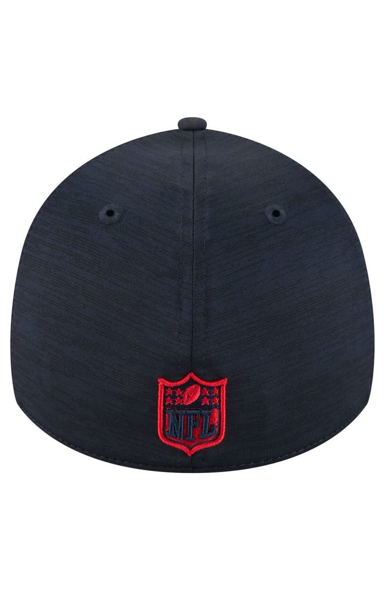 New Era Men's New Era Navy Houston Texans Stripes 39THIRTY Flex Hat, Alternate, color, Navy