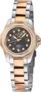 GV2 Cortina Mother-of-Pearl Diamond Two-Tone Bracelet Watch, 30mm - 0.144ct.