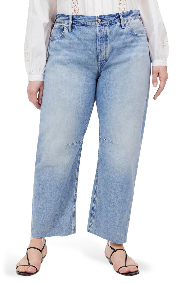The Darted Barrel Leg Jeans