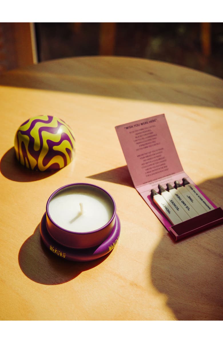 WEKUKU Scented Sweeties Set of 3 Tea Candles, Alternate, color, Tea