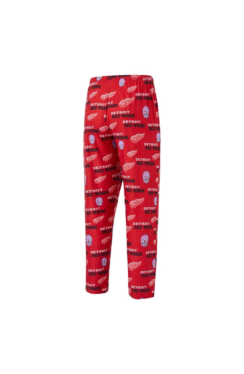 CONCEPTS SPORT Men's Concepts Sport  Red Detroit Red Wings All Over Print Knit Pants, Alternate, color, 