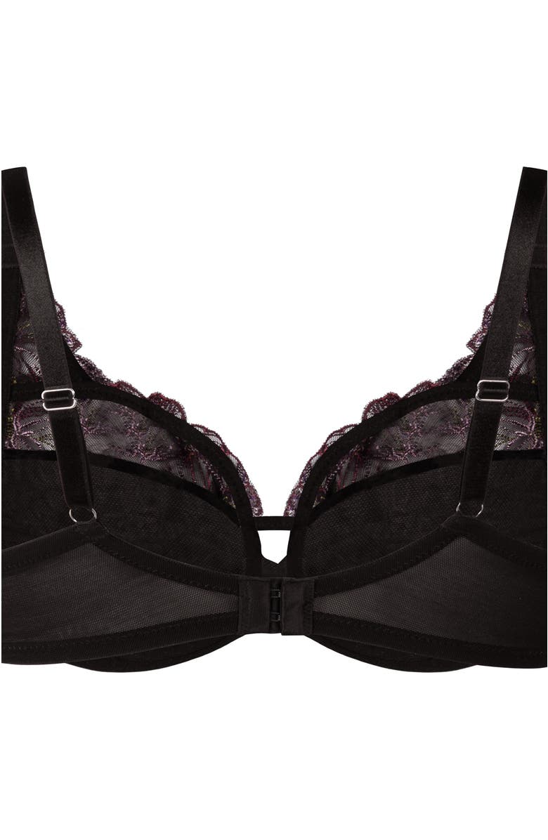 Hunkemöller Lily Non-Padded Underwired Bra, Alternate, color, Black