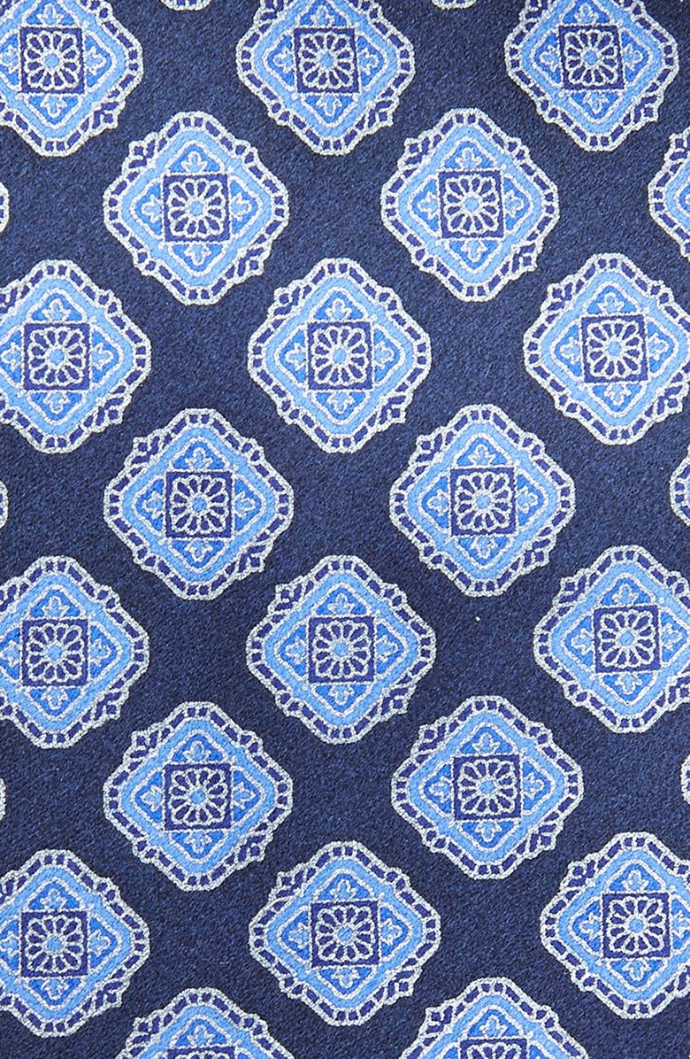 ZEGNA Medallion Silk Tie, Alternate, color, 