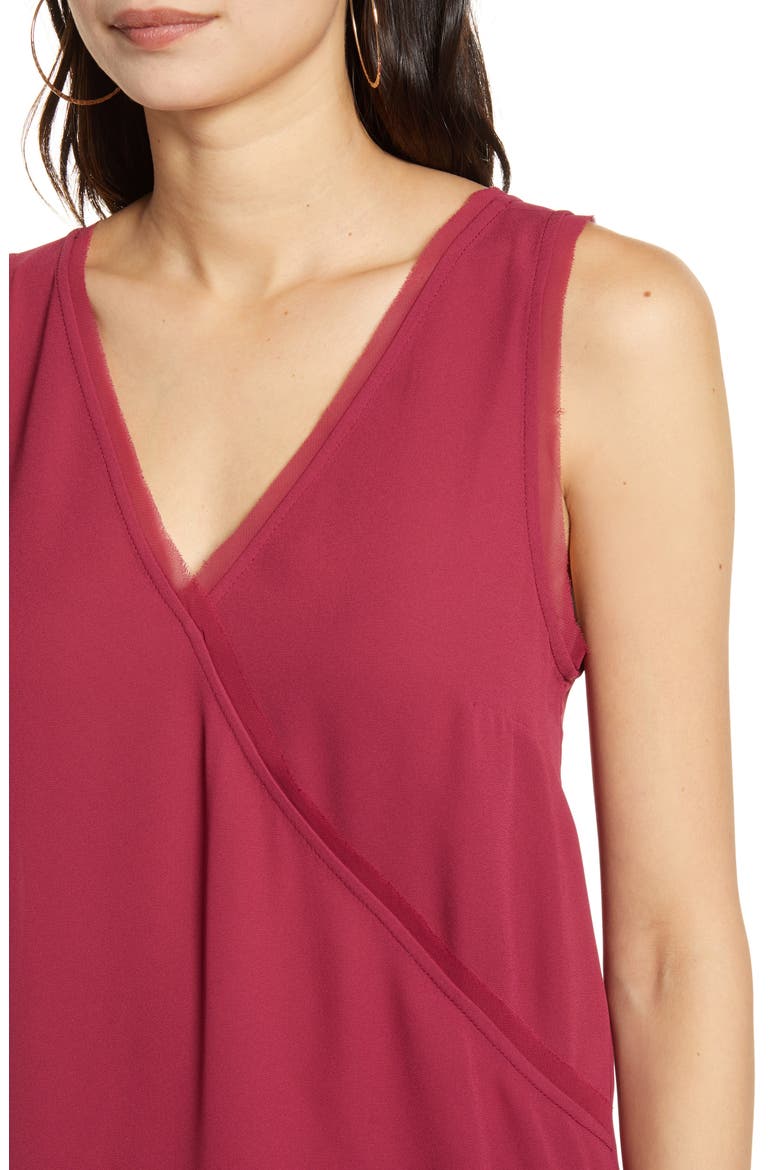 Raw Edge Tank, Alternate, color, BURGUNDY PLUM