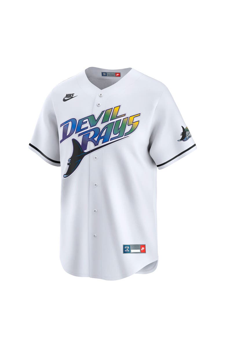 Nike Men's Nike Fred McGriff White Tampa Bay Rays Throwback Cooperstown Limited Jersey, Alternate, color, 